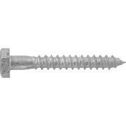 HILLMAN Lag Screw, 1/4 in Thread, 3-1/2 in OAL, Steel, Galvanized, SAE Measuring 812018